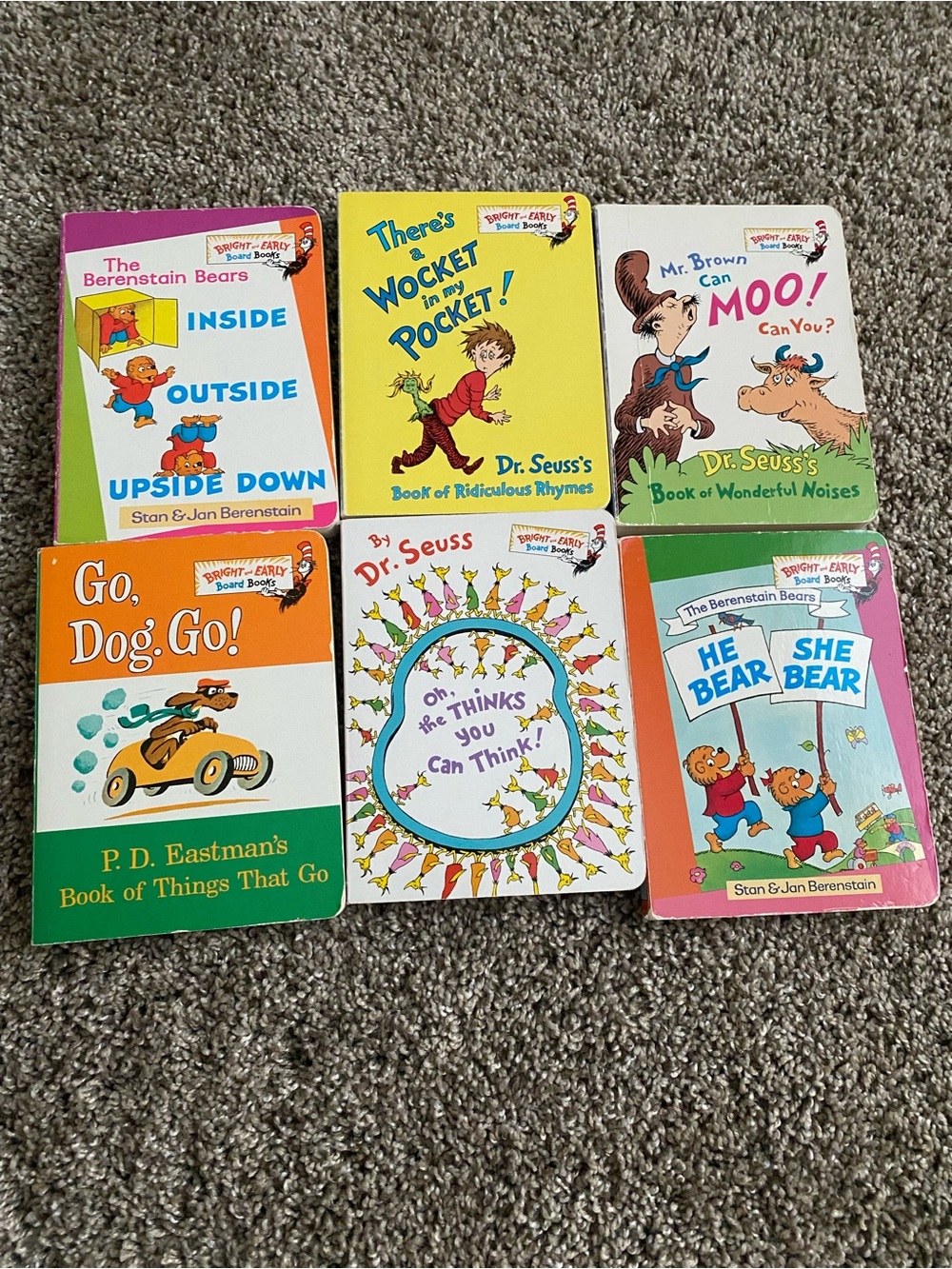 DR SUESS Bright & Early Board Books